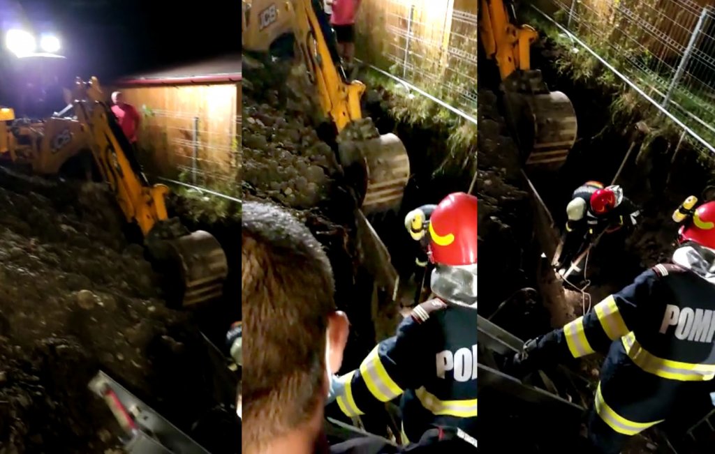 Accident cumplit la Tureni. Un bărbat de 44 de ani a murit sub un val de pământ care s-a surpat peste el