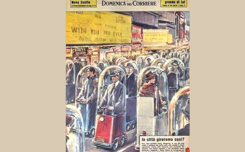 "Singoletta" pentru pietoni. Desenată în 1962, posibilă în 2020