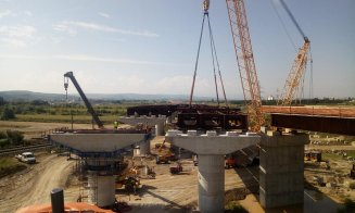 Mobilizare pe autostrada dintre Cluj și Alba: 100 de utilaje scoase la înaintare