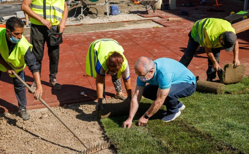 Răsare un nou parc de cartier în Cluj-Napoca. S-a realizat odată cu Parkingul Primăverii 20