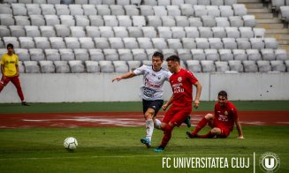 "U" Cluj, un nou succes în amicale. Scor de tenis pentru "studenți" în jocul cu SCM Zalău