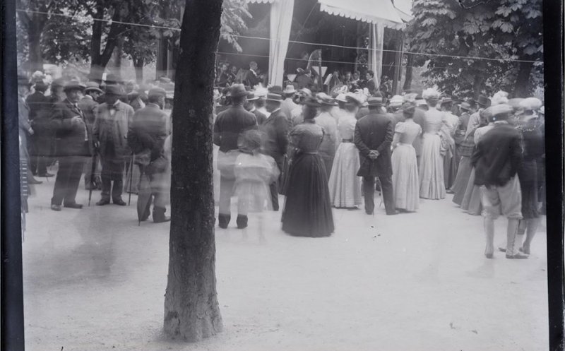 Concert în Parcul Central din Cluj-Napoca, sfârșitul sec. 19