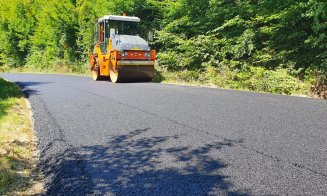 Asfalt pe drumul judeţean 103K Căpușu Mare – Agârbiciu – Râșca