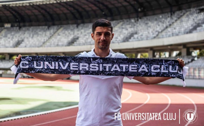 Primele declarații ale lui Srdjan Luchin după transferul la “U” Cluj: “Voi face tot posibilul să ajut echipa și sper să ajungem în Liga 1”