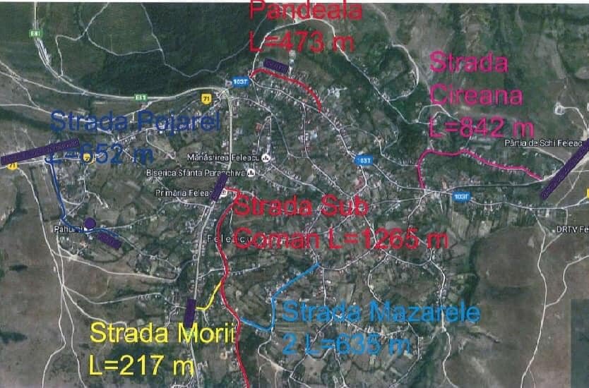Se asfaltează drumurile din Feleacu