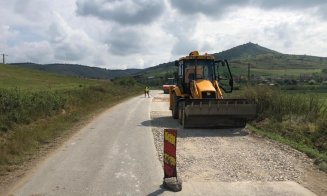 Asfalt pe un tronson de 3,2 km de drum județean
