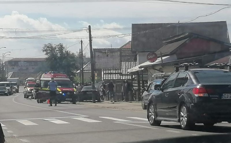 Accident cu trei mașini în Apahida