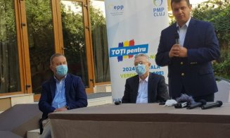 Șeful PMP, Eugen Tomac, în vizită la Cluj: „Moțiunea de cenzură, un joc ieftin de imagine al PSD”/ Când vine Băsescu
