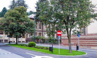 Curtea Spitalului Clinic Județean Cluj