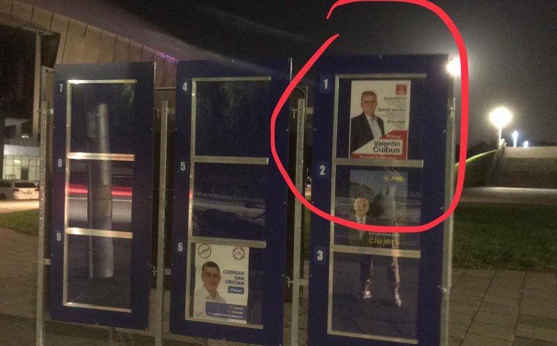 D'ale campaniei la Cluj. PMP acuză PSD că a rupt și aruncat afișele electorale ale adversarilor