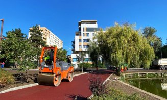 E gata pista pietonală și de biciclete din jurul lacului Gheorgheni