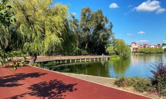 E gata pista pietonală și de biciclete din jurul lacului Gheorgheni