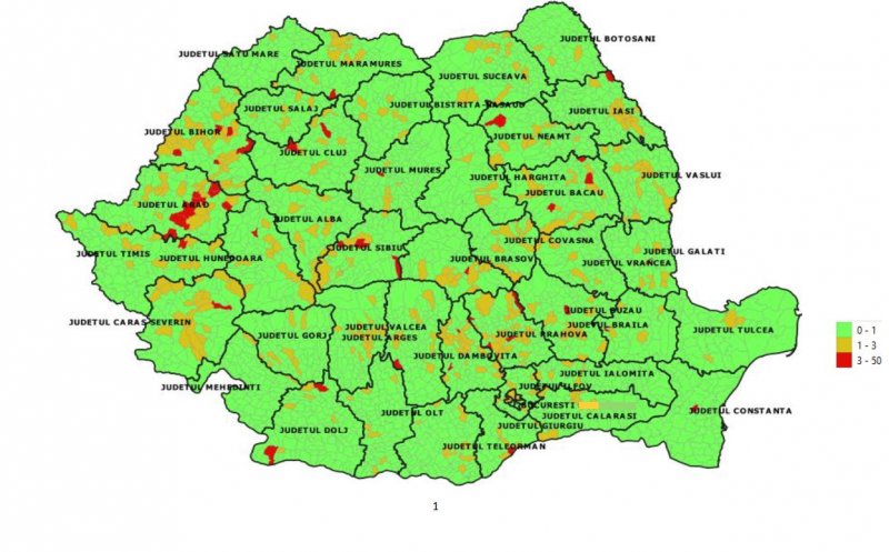 Harta care decide cum începe școala. Două zone din Cluj, în scenariul roșu