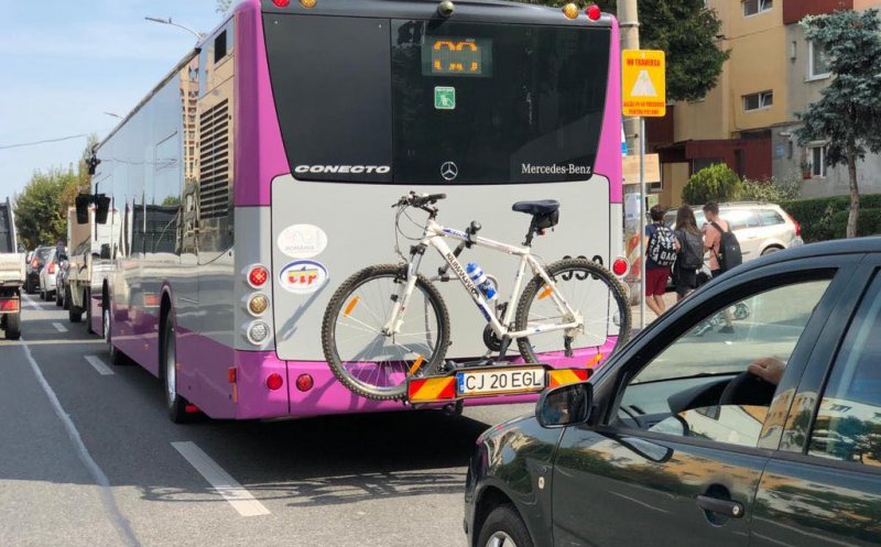 Autobuze cu suport pentru biciclete pe trei linii de transport din Cluj