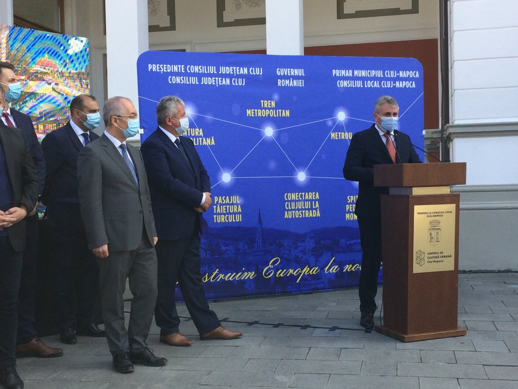 Ministrul Transporturilor promite bani pentru 3 mai proiecte de infrastructură ale Clujului, de peste 3 miliarde de lei