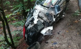 Încă un accident la Transivania Rally. Un pilot a fost transportat la spital