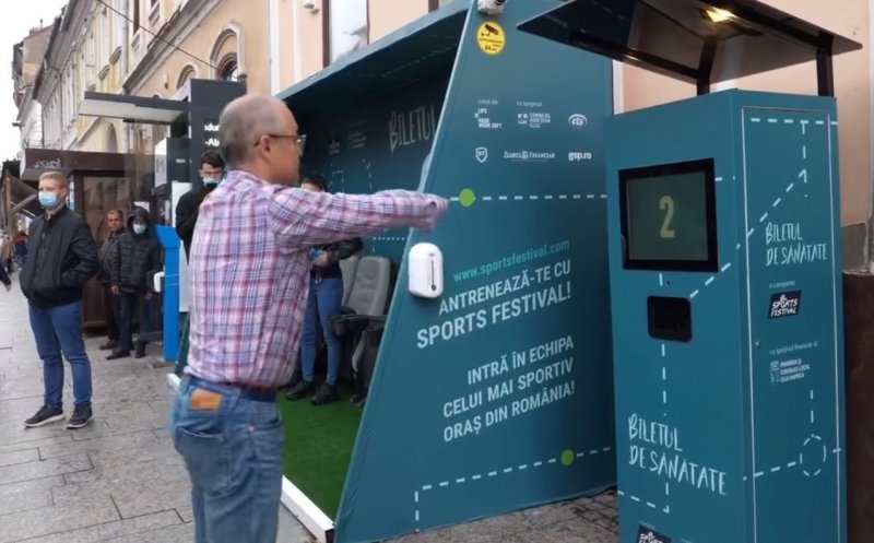 Boc a făcut genuflexiuni în stația sportivă smart de pe Memo și a primit un bilet de autobuz gratis