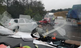 Accident mortal pe Cluj-Oradea: Un șofer s-a izbit de un TIR/Trafic blocat