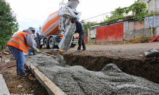 Turda, în șantier. Se lucrează pe 14 străzi deodată