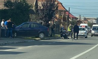 Doi motocicliști, loviți de mașini la Cluj