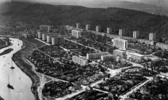 Vedere aeriană a cartierului Grigorescu, anii '70