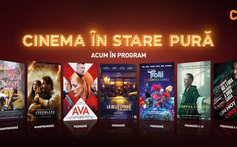Cele mai noi premiere ale sezonului te aşteaptă ACUM la Cinema City din Iulius Mall Cluj