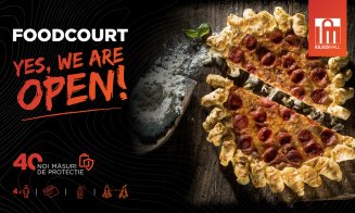Zona de foodcourt, restaurantele și cafenelele din Iulius Mall Cluj te așteptă cu delicii în interior și pe terasă