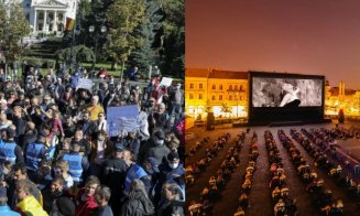 Cluj vs Iași! TIFF - 45.000 de oameni distanţaţi vs.  Sfânta Parascheva - îmbulzeală şi "Nu există COVID, jos masca!"
