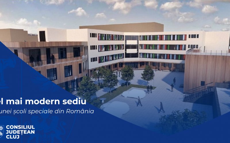 Începe construirea, cu fonduri europene, a celei mai moderne școli speciale din țară. La Cluj-Napoca