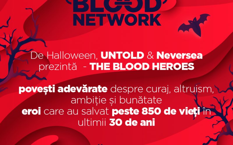 Untold prezintă campania„Blood Heroes”. 4 oameni au salvat 852 de vieți donând sânge