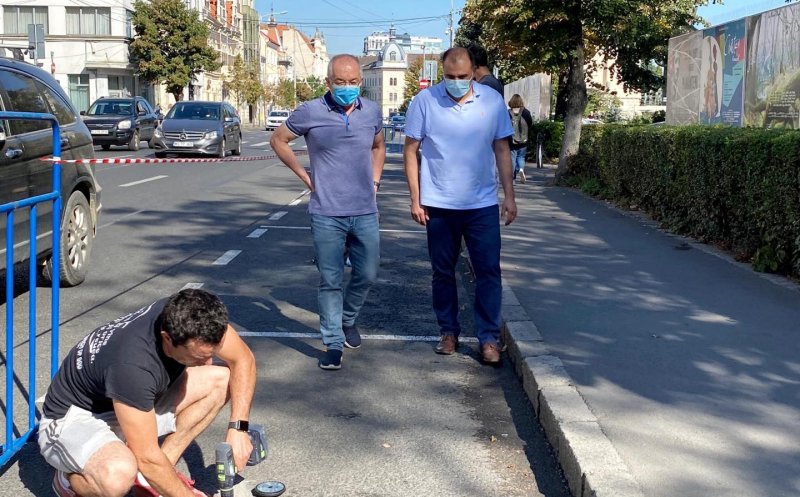 Senzorii din locurile de parcare disponibile în centrul Clujului vor fi activați