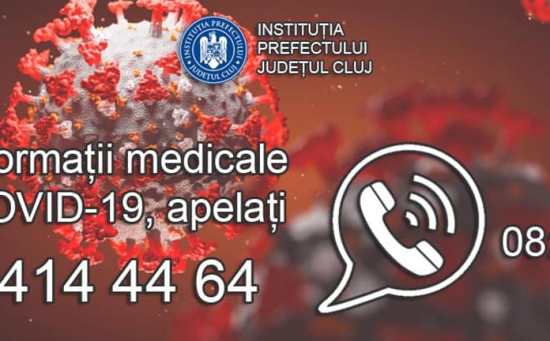 Nouă linie COVID la Cluj