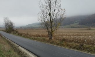 A fost asfaltat drumul județean care traversează Fizeșu Gherlii
