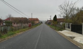 A fost asfaltat drumul județean care traversează Fizeșu Gherlii