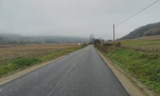 A fost asfaltat drumul județean care traversează Fizeșu Gherlii