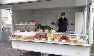 Soluție a la Cluj la închiderea piețelor: magazin mobil de legume