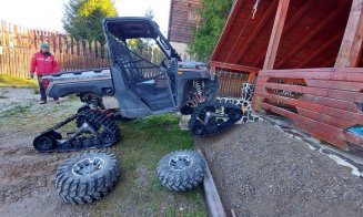 Clujul se pregătește de schi! Șenile pentru vehiculul de intervenție salvamont în Mărișel și Beliș-Fântânele