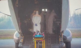 O aeronavă Spartan a plecat spre Bruxelles cu medicul rănit în incendiul de la Neamț