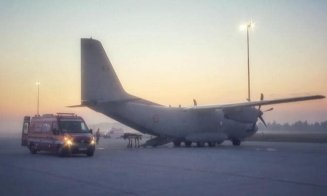 O aeronavă Spartan a plecat spre Bruxelles cu medicul rănit în incendiul de la Neamț
