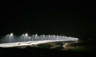 Lotul 1 din autostrada Cluj – Alba: strat de uzură și teste de iluminare