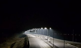 Se aprind luminile pe lotul 1 din autostrada Cluj – Alba. Cum arată stratul de uzură