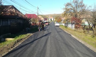 Drumul care trece prin Aiton a fost integral asfaltat