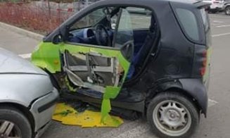 Accident în parcarea de la VIVO