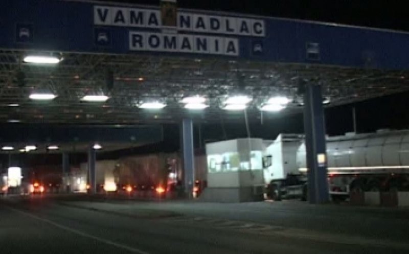Nouă migranți au fost descoperiți la Nădlac, ascunși printre saci de orez  și semințe de floarea soarelui