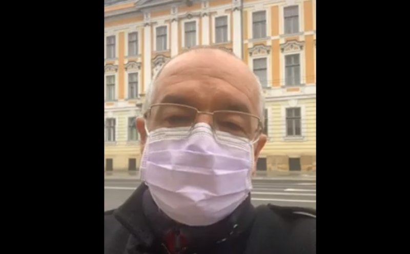 Boc, la plimbare pe şantierul din centrul Clujului