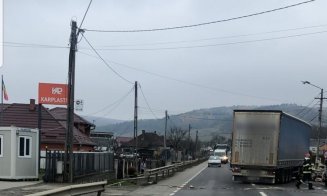 Accident grav la Cluj. O femeie a fost lovită de un TIR