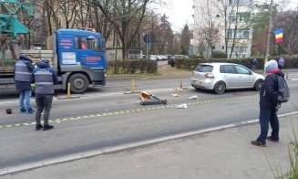 Trotinetist lovit de mașină în Gheorgheni
