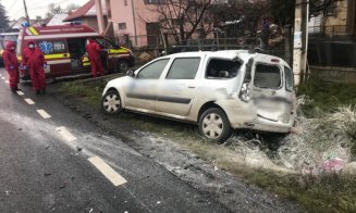 Accident în Sânpaul. Un tânăr a ajuns la spital