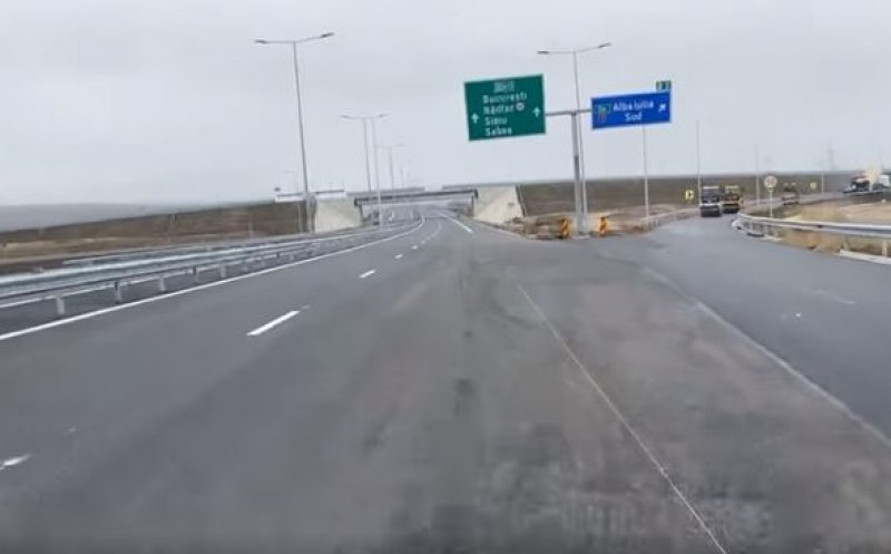 Noi imagini de pe A10. Cum arată lotul 1 Sebeș-Turda în așteptarea inaugurării