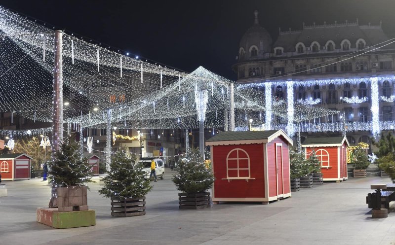 Târg de Crăciun, închis la o oră după inaugurare